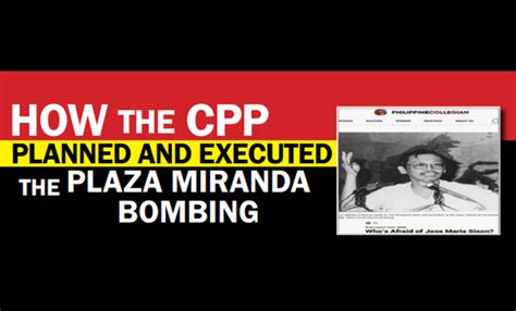 How the CPP Planned and Executed the Plaza Miranda Bombing – PAMALAYAN