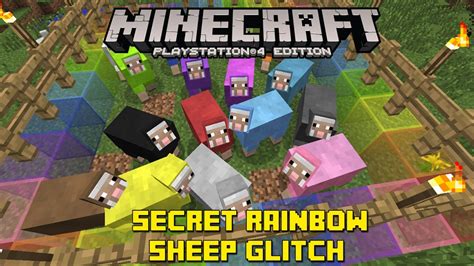 PS4/XBOX ONE Minecraft NAME TAG GLITCH : "Jeb_" THE RAINBOW SHEEP - YouTube