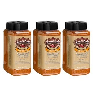 J&D's Big Pig 16 oz Original Bacon Salt (3 Pack) - Low Sodium Bacon ...