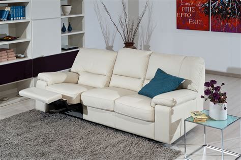 Luxor Italian Leather Sofa Set with Sliding Seats Baltimore Maryland ...