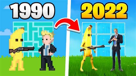 The EVOLUTION of FORTNITE 1990 - 2022 - YouTube