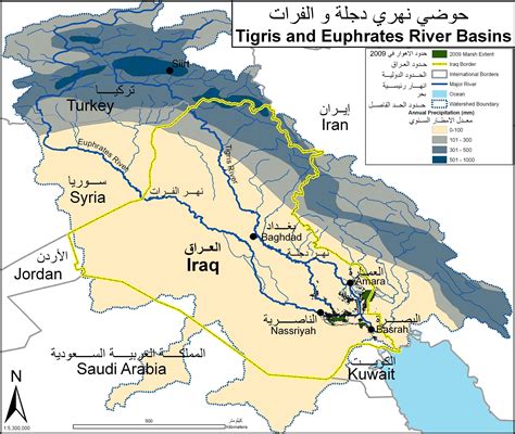 Euphrates River Location On World Map