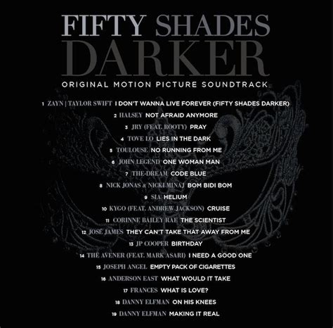 'Fifty Shades Darker' Soundtrack - Entertainment News - Gaga Daily