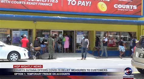 COURTS GUYANA OFFERS COVID 19 RELIEF MEASURES TO CUSTOMERS | HGP TV ...