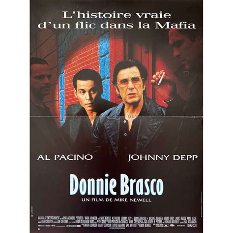 DONNIE BRASCO French Movie Poster - 15x21 in. - 1997