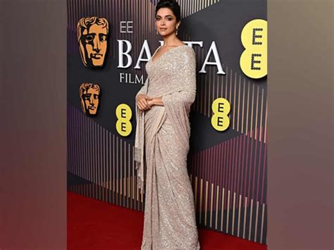 Deepika Padukone adds desi touch to BAFTA 2024 in shimmer saree