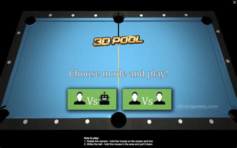 3D Pool - Play Online on SilverGames 🕹️