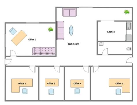 Office Floor Plan Example | Viewfloor.co