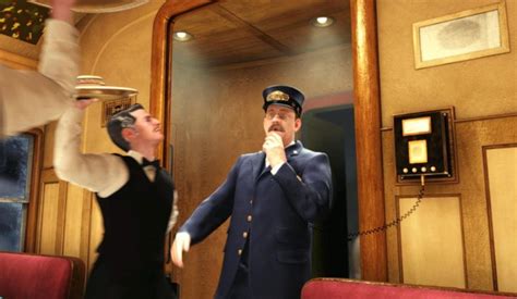 "The Polar Express" movie still, 2004. Tom Hanks as the Conductor. This ...