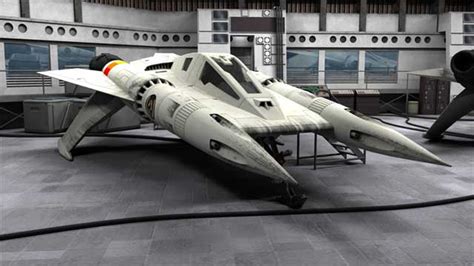 Buck Rogers Starfighter 3d Model