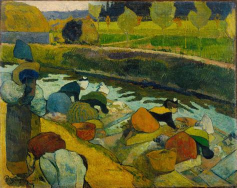 Paul Gauguin | Washerwomen in Arles, 1888 | Tutt'Art@ | Pittura ...