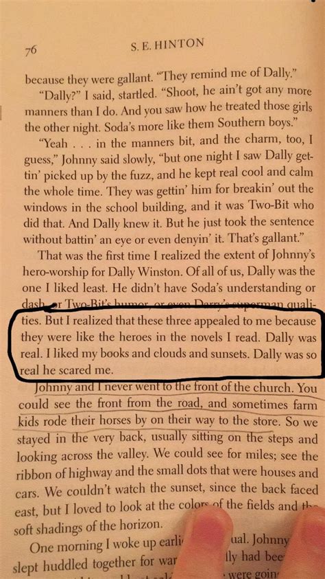 Dally is real... | The outsiders quotes, The outsiders, Good books