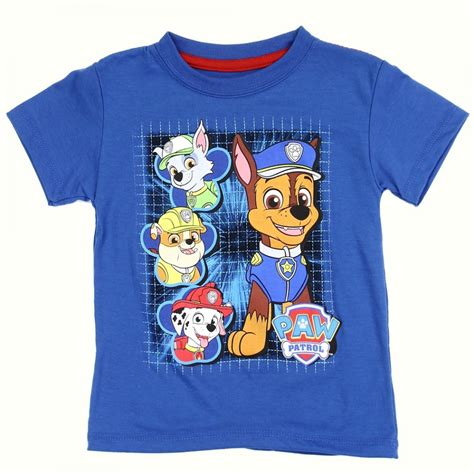 Nick Jr Paw Patrol Character Toddler Boys Shirt Free Shipping