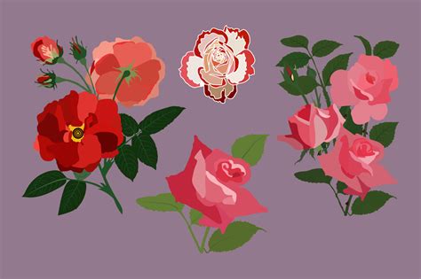 Rose Flower Avatar Vector Art Design Graphic by VAROT CHANDRA RAY ...