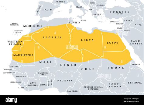 Sahara Desert Location On World Map