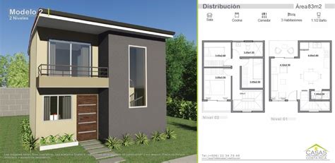 Modern Two-Story House with Balcony and Garage