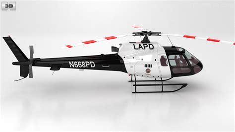 360 view of Eurocopter AS350 3D model - 3DModels store