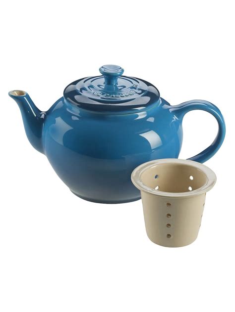 Le Creuset 22oz Small Teapot with Infuser | Tea pots, Le creuset ...