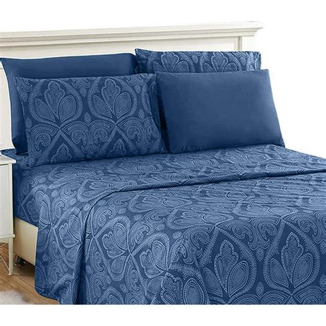 Navy Blue Bed Sheets Queen - Hanaposy