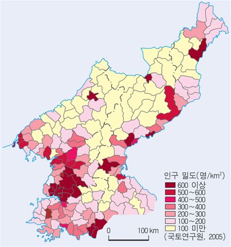 Rita Wise Headline: North Korea Population Density Map