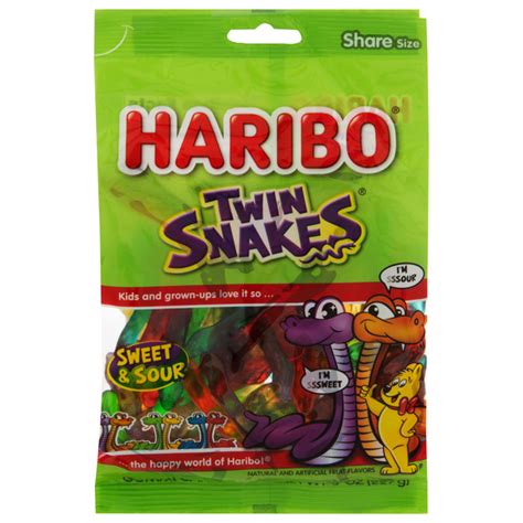 Save on Haribo Twin Snakes Gummi Candy Share Size Order Online Delivery ...