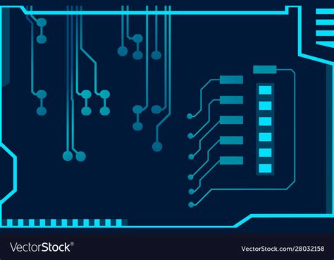 Circuit board design background Royalty Free Vector Image