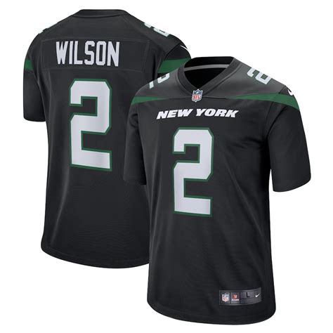 Men's Nike Zach Wilson Black New York Jets Alternate 2021 NFL Draft ...