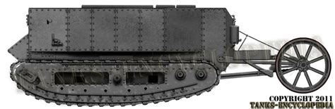 Little Willie, the first British tank prototype in history