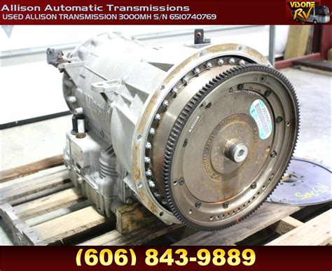 RV Chassis Parts USED ALLISON TRANSMISSION 3000MH S/N 6510740769 ...