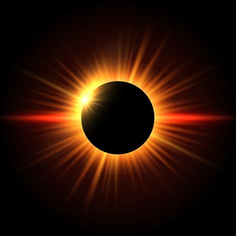 Solar eclipse background 678987 Vector Art at Vecteezy