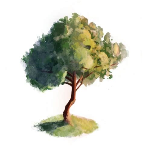 ArtStation - Digital painting - Tree