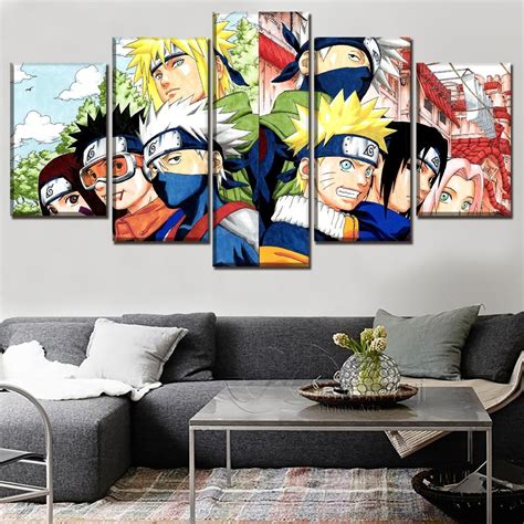 Naruto Wall Art Decor in Different Sizes 3mm Sintra Board Design 8-15 ...