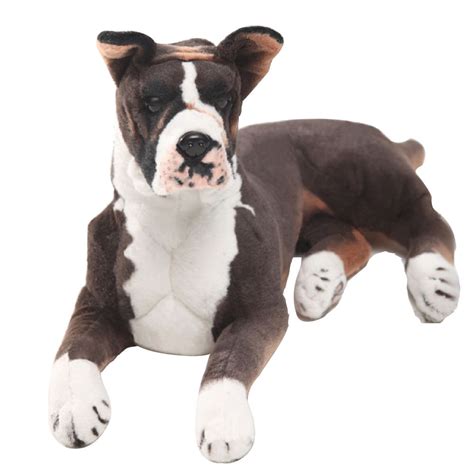 2019 Dorimytrader Pop Realistic Animal Boxer Dog Plush Toy Big Stuffed ...