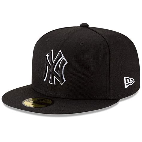 New York Yankees New Era B-Dub 59FIFTY Fitted Hat - Black