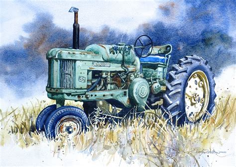 Tractor John Deere, USA | John deere art, Tractor art, Tractor pictures