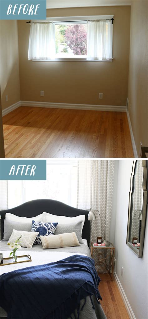 Small Bedroom Makeover: Before & After - The Inspired Room