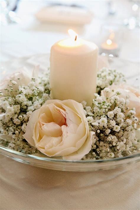 Elegant Lantern Centerpiece with Baby's Breath