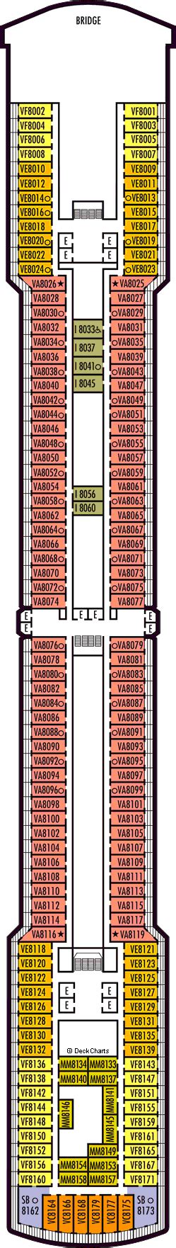 Holland America Eurodam Deck Plans: Ship Layout, Staterooms & Map ...