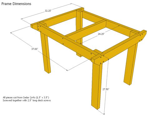 Patio table plans | Patio table plans, Wood patio table, Patio table