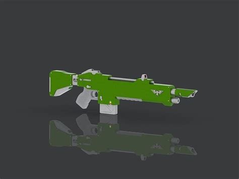 Lasgun 3D model 3D printable | CGTrader