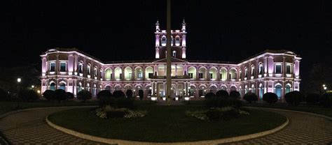 Paraguayan Presidential Palace, with bonus flagpole [5867 x 2584] OC ...