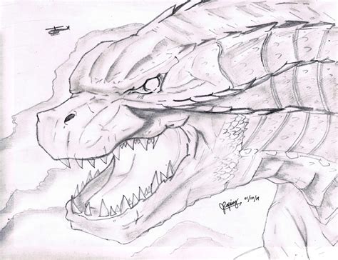 Godzilla 2014 sketch by AVGK04 on DeviantArt