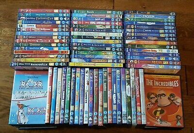 DVD DISNEY PIXAR DREAMWORKS Kids Children's Family Movies Lots DVDs To ...