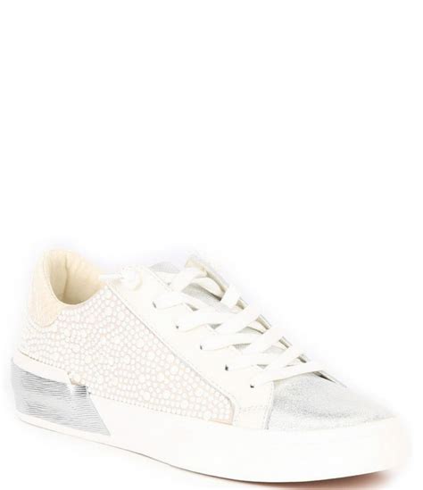 Dolce Vita Zina Pearl Leather Sneakers | Dillard's