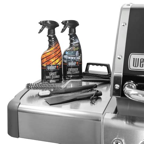 Weber® Porcelain Enamel Grill Maintenance Kit Grill Cleaning Tools ...