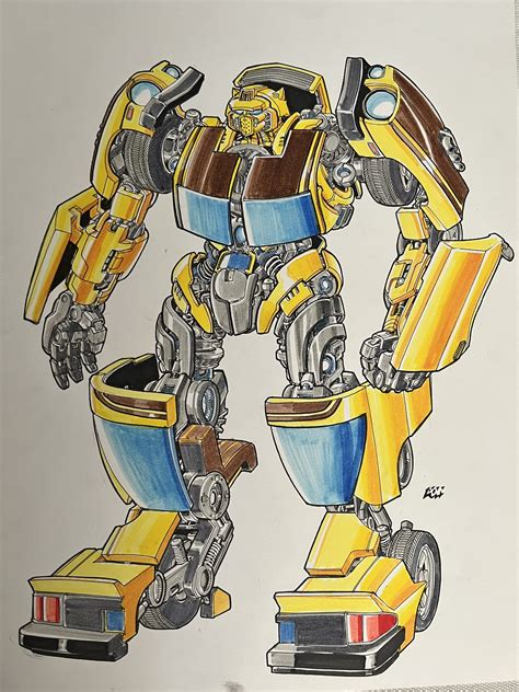 Transformers 2007 Bumblebee Early Concept Art - Transformers News - TFW2005