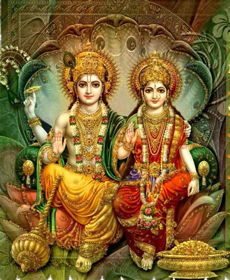 A beautiful image of Lord Vishnu and Lakshmi | Lakshmi images, Lord ...