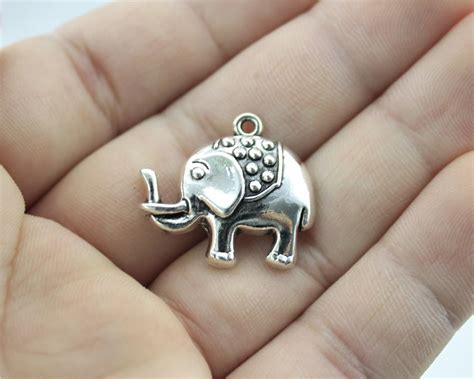 Aliexpress.com : Buy WYSIWYG 4pcs 24x22mm Lucky Charm Elephant Elephant ...