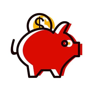 Piggy Bank Outline Clipart PNG, Vector, PSD, and Clipart With ...