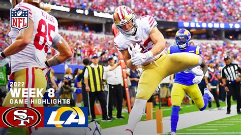 San Francisco 49ers vs. Los Angeles Rams | 2022 Week 8 Game Highlights